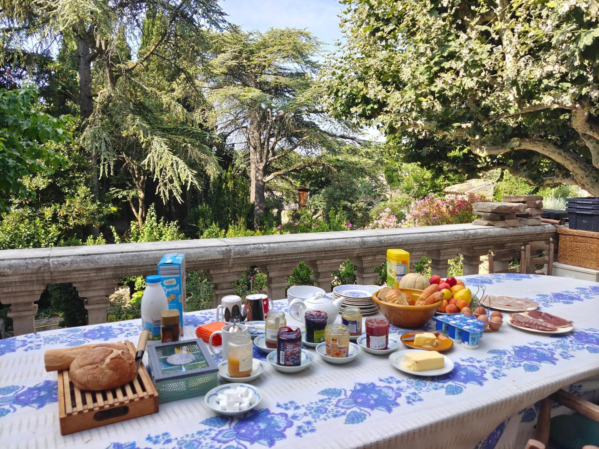Rue Du Chateau A Cabrieres D'Avignon Bed & Breakfast ภายนอก รูปภาพ